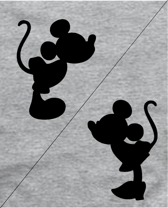 Marškinėliai Poroms Mickey Minnie